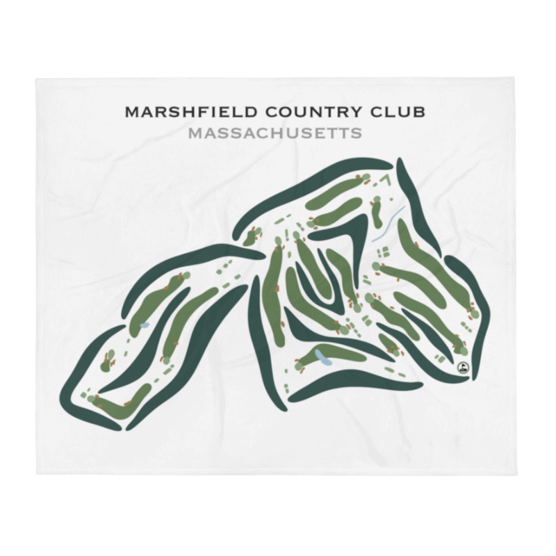 Marshfield Country Club, Massachusetts - Printed Golf Courses