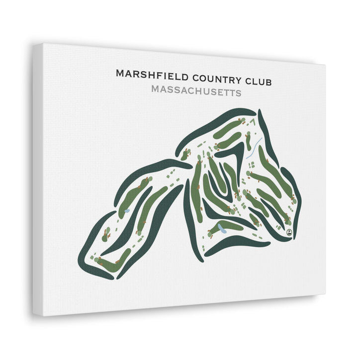 Marshfield Country Club, Massachusetts - Printed Golf Courses