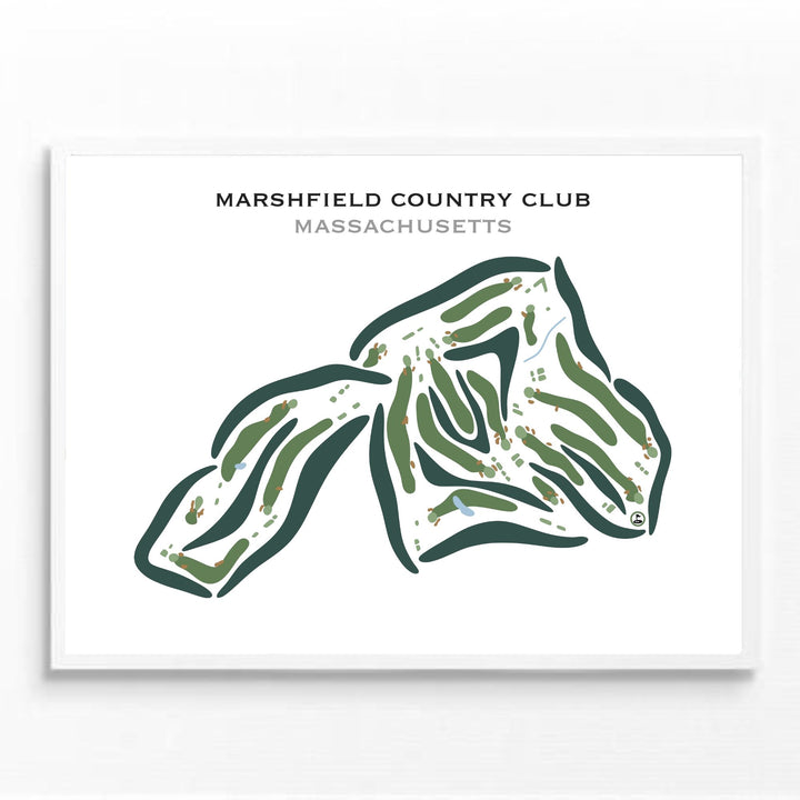 Marshfield Country Club, Massachusetts - Printed Golf Courses