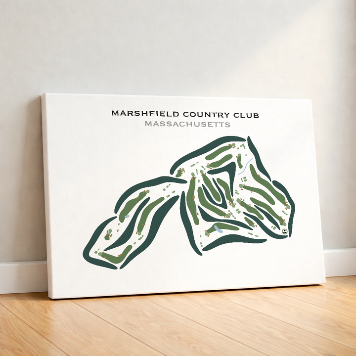 Marshfield Country Club, Massachusetts - Printed Golf Courses