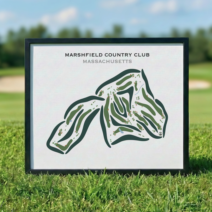 Marshfield Country Club, Massachusetts - Printed Golf Courses