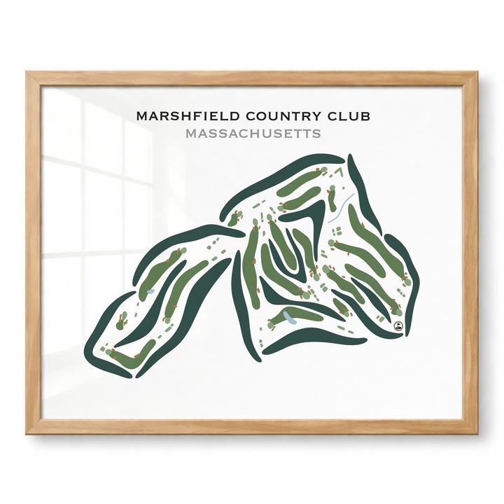 Marshfield Country Club, Massachusetts - Printed Golf Courses