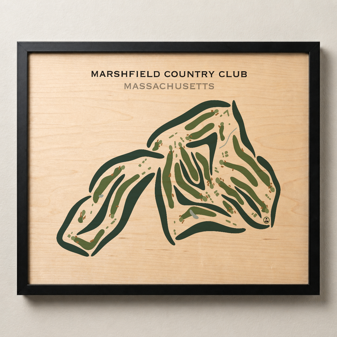 Marshfield Country Club, Massachusetts - Printed Golf Courses