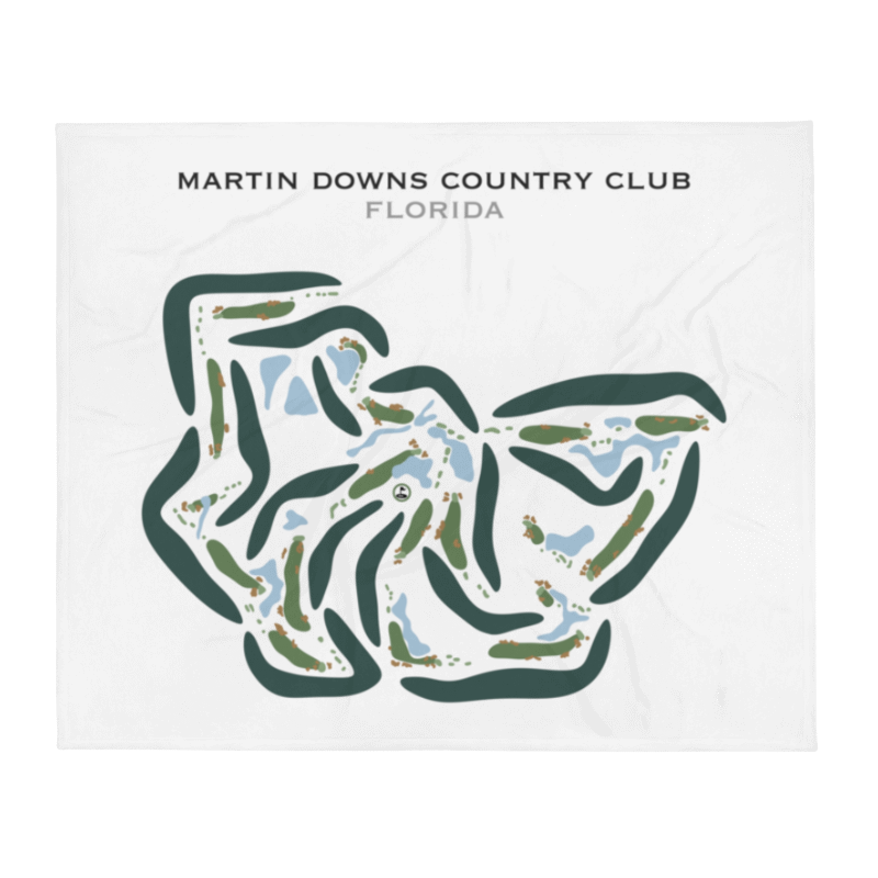 Martin Downs Country Club, Florida - Printed Golf Courses