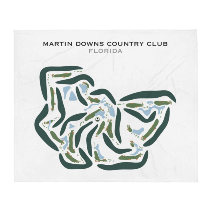 Martin Downs Country Club, Florida - Printed Golf Courses