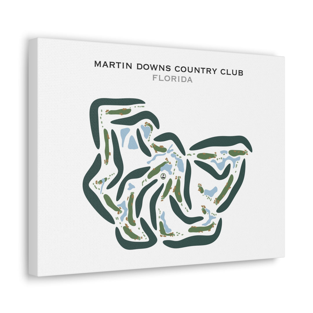 Martin Downs Country Club, Florida - Printed Golf Courses
