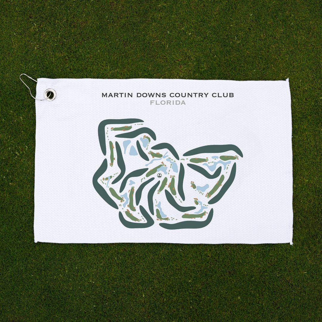 Martin Downs Country Club, Florida - Printed Golf Courses