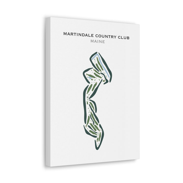 Martindale Country Club, Maine - Printed Golf Courses