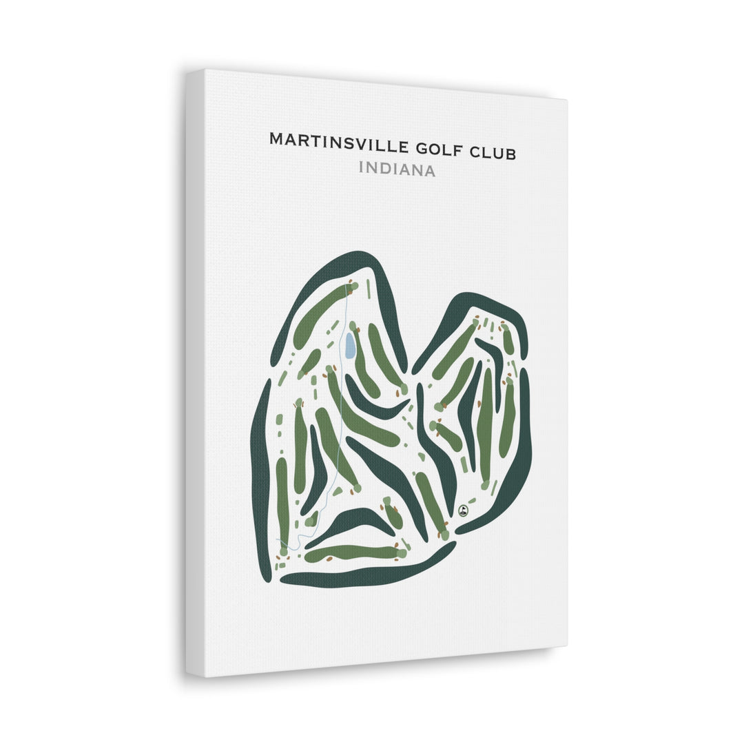 Martinsville Golf Club, Indiana - Printed Golf Courses