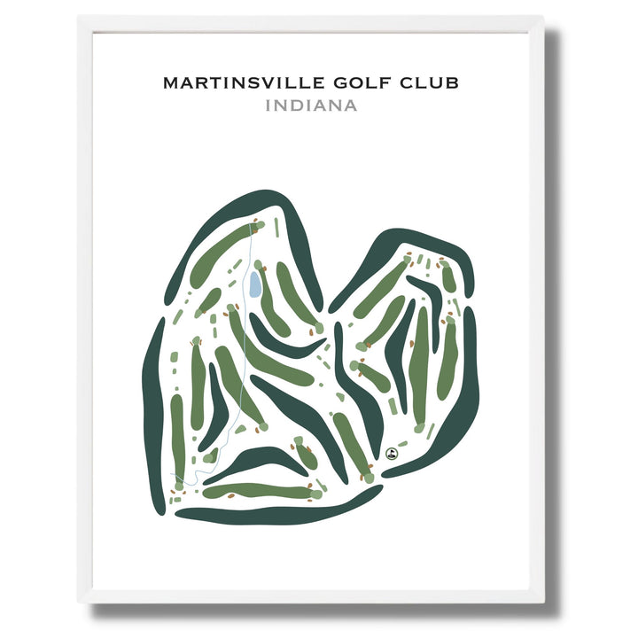 Martinsville Golf Club, Indiana - Printed Golf Courses