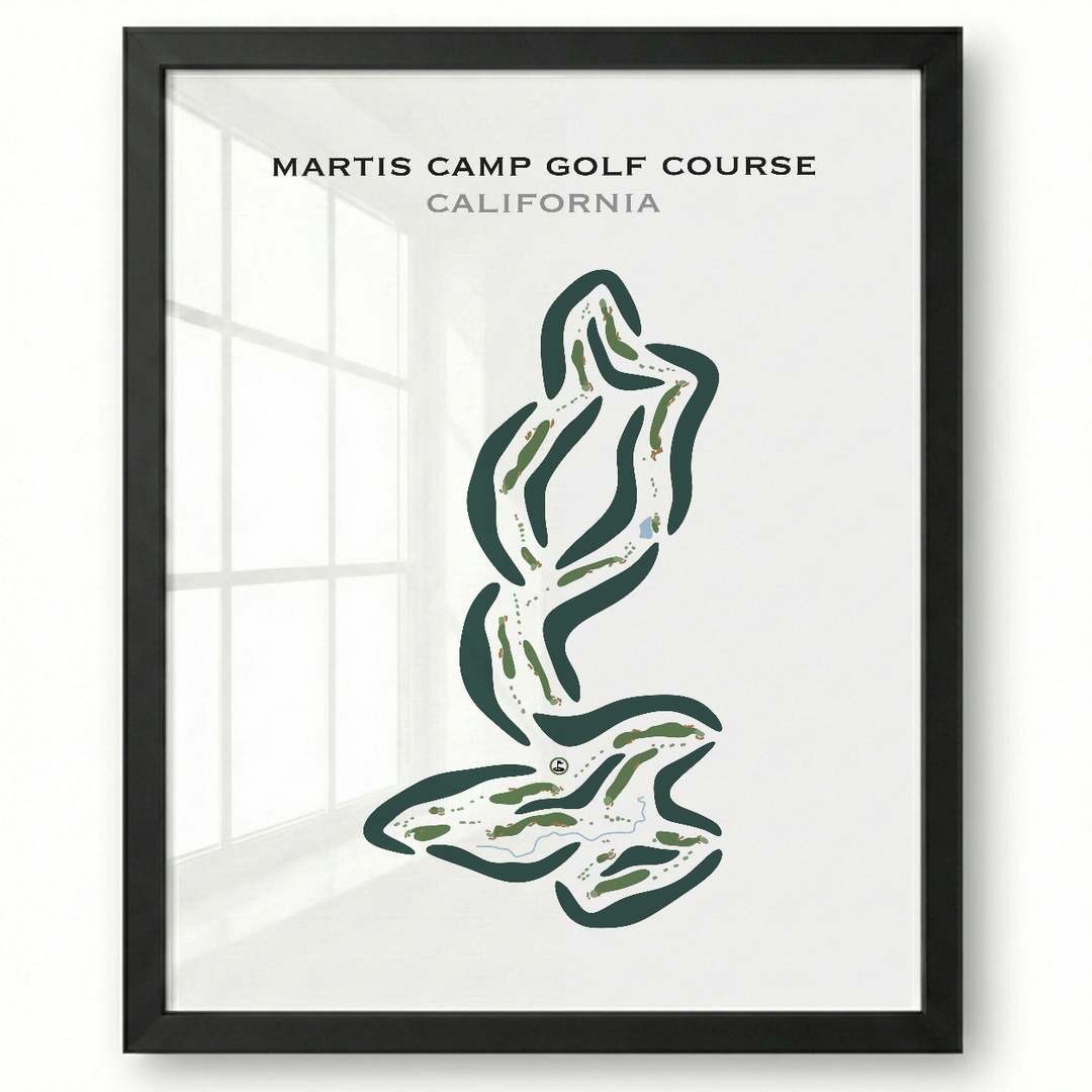 Martis Camp Golf Course, California - Printed Golf Course