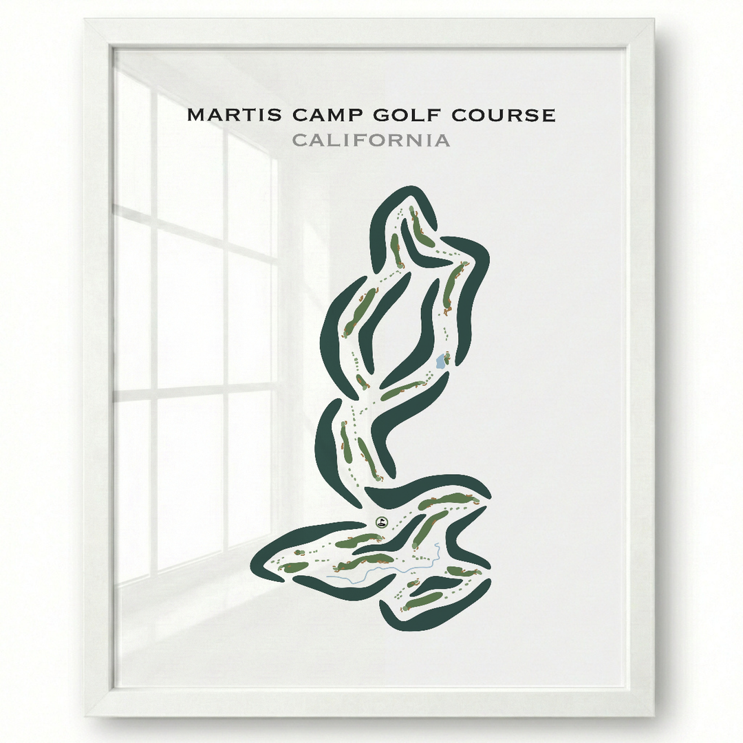 Martis Camp Golf Course, California - Printed Golf Course