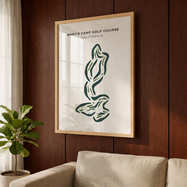 Martis Camp Golf Course, California - Printed Golf Course