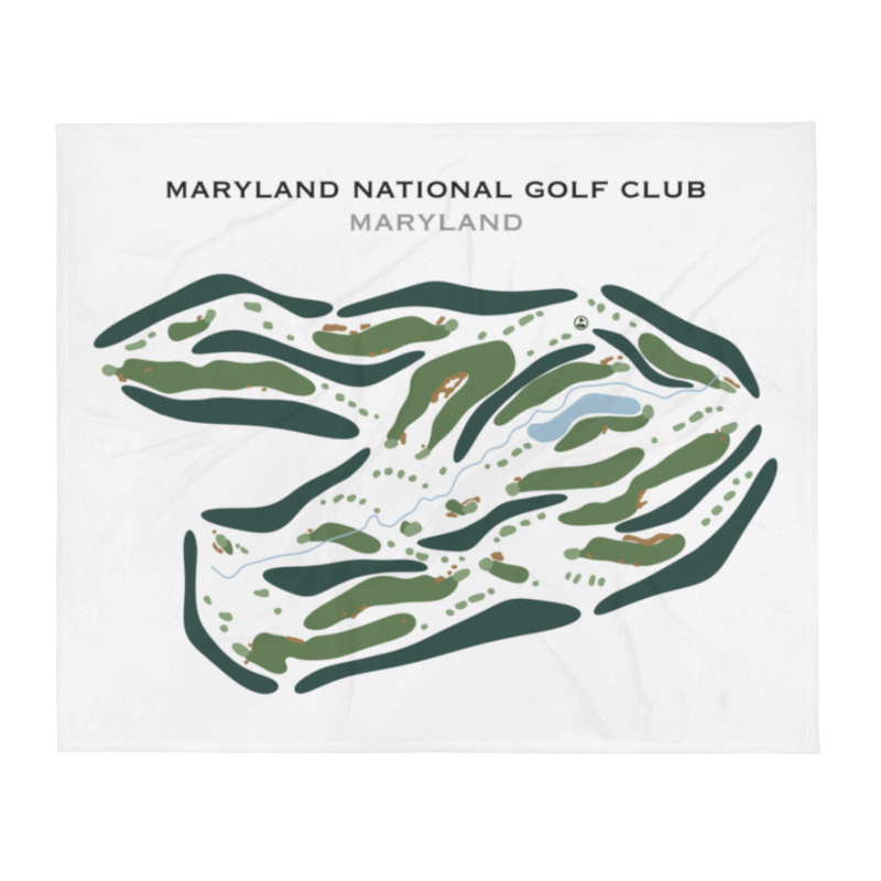 Maryland National Golf Club, Maryland - Printed Golf Course