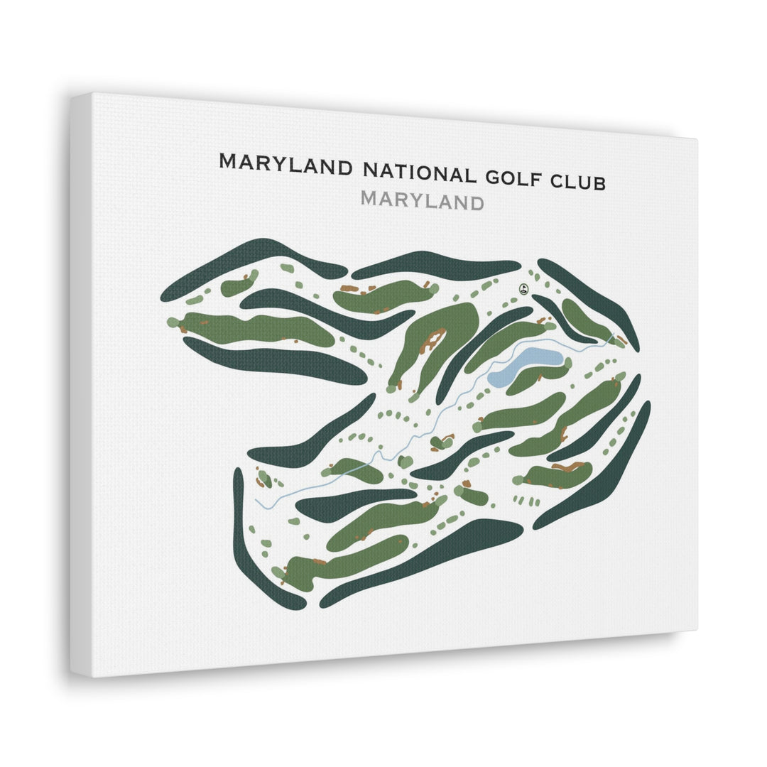 Maryland National Golf Club, Maryland - Printed Golf Course