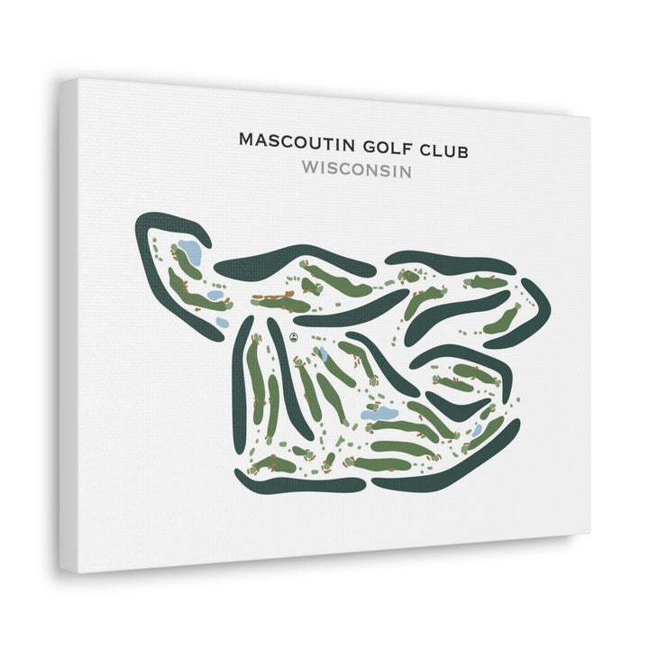 Mascoutin Golf Club, Wisconsin - Printed Golf Courses