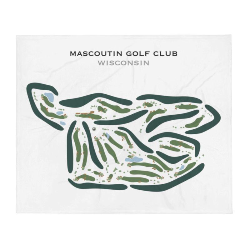 Mascoutin Golf Club, Wisconsin - Printed Golf Courses