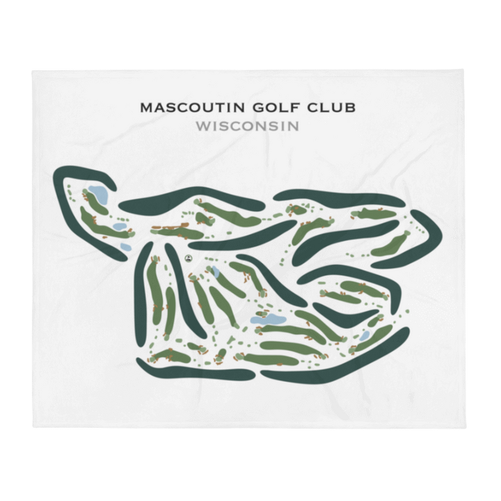 Mascoutin Golf Club, Wisconsin - Printed Golf Courses