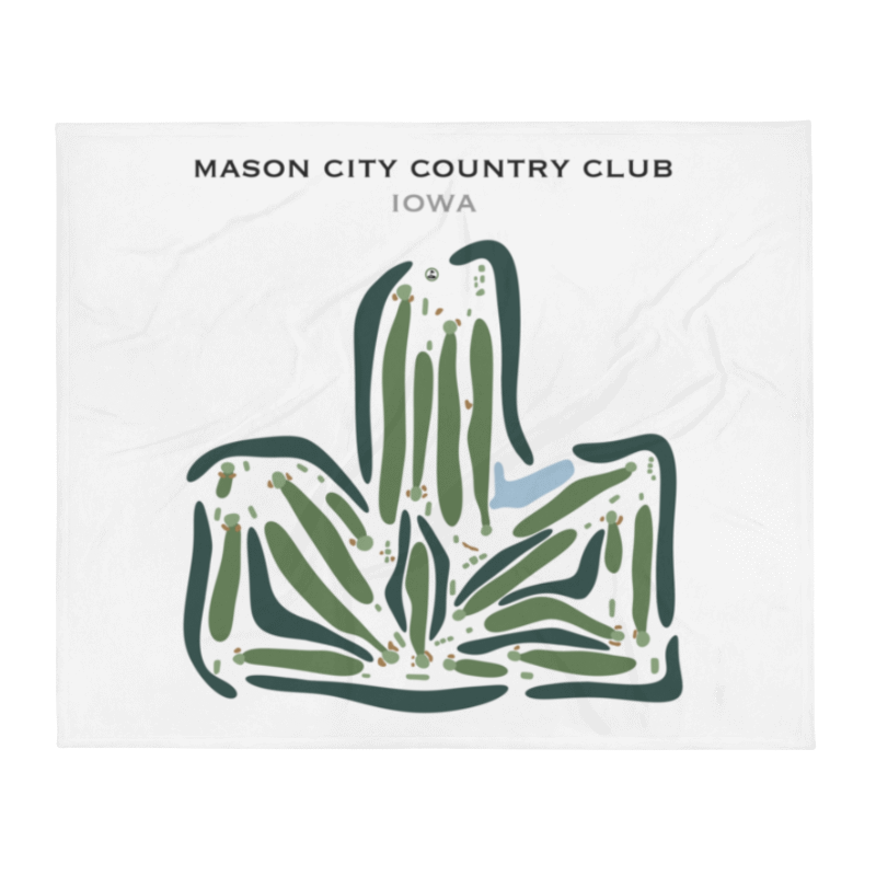 Mason City Country Club, Iowa - Printed Golf Course