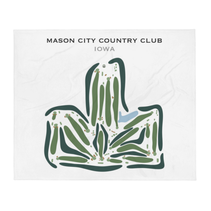 Mason City Country Club, Iowa - Printed Golf Course