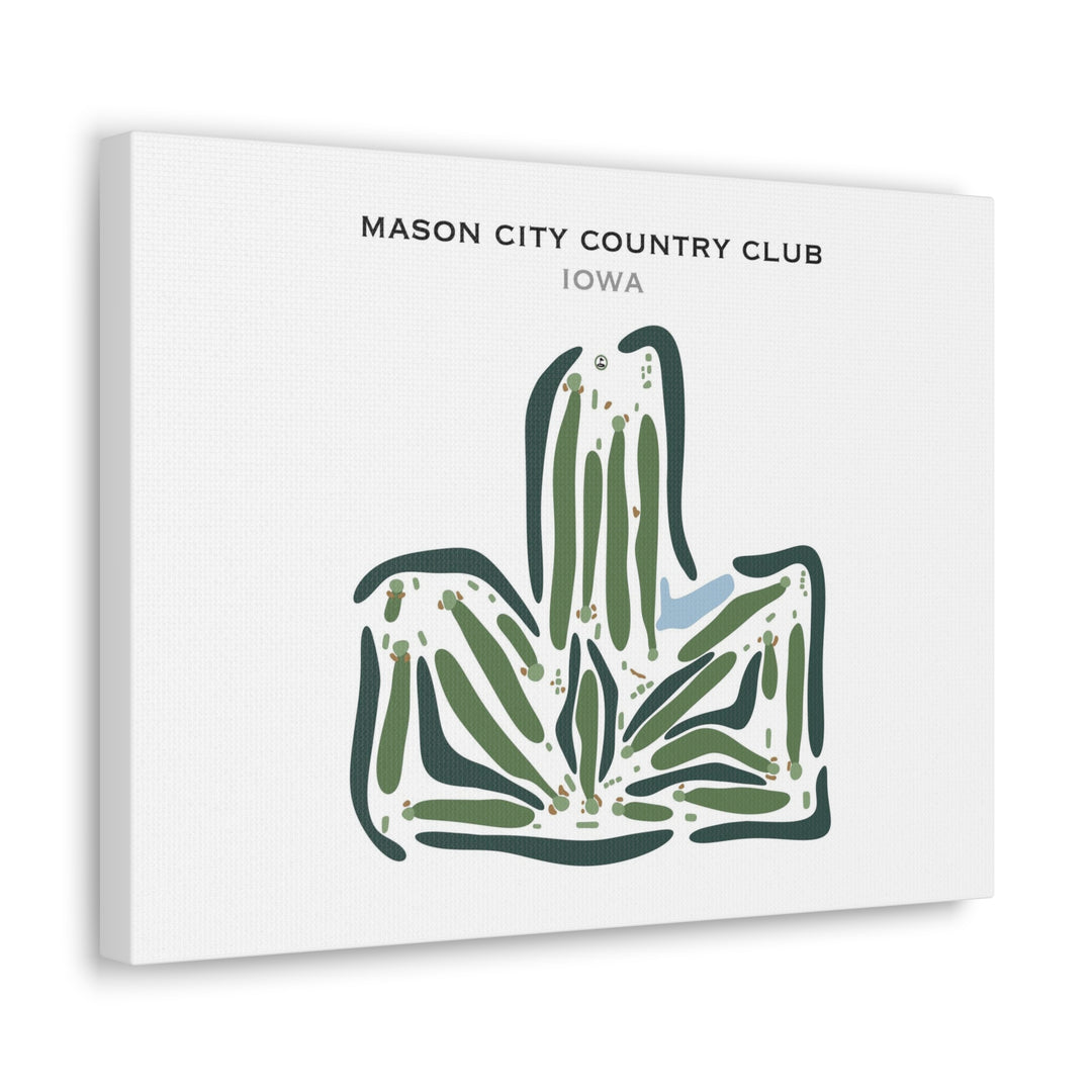 Mason City Country Club, Iowa - Printed Golf Course