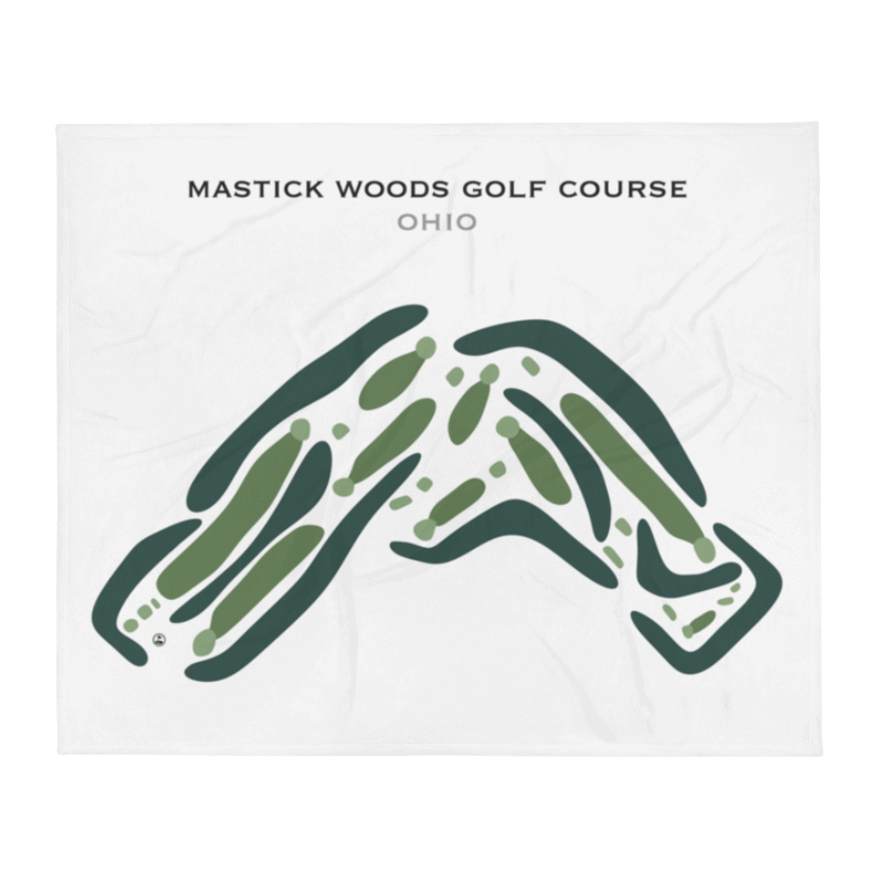 Mastick Woods Golf Course, Ohio - Printed Golf Courses