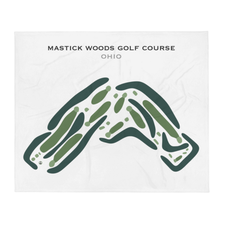 Mastick Woods Golf Course, Ohio - Printed Golf Courses