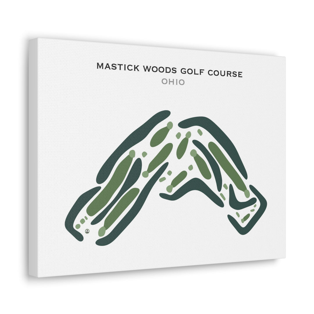 Mastick Woods Golf Course, Ohio - Printed Golf Courses