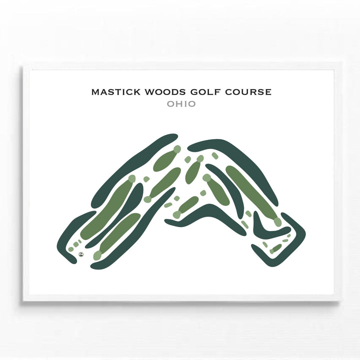 Mastick Woods Golf Course, Ohio - Printed Golf Courses