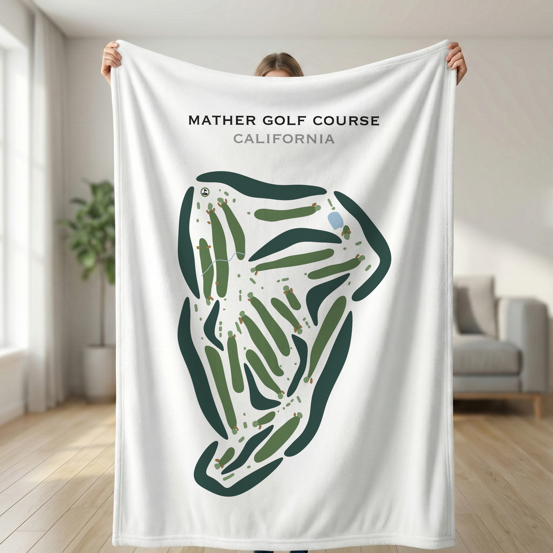 Mather Golf Course, California - Printed Golf Courses