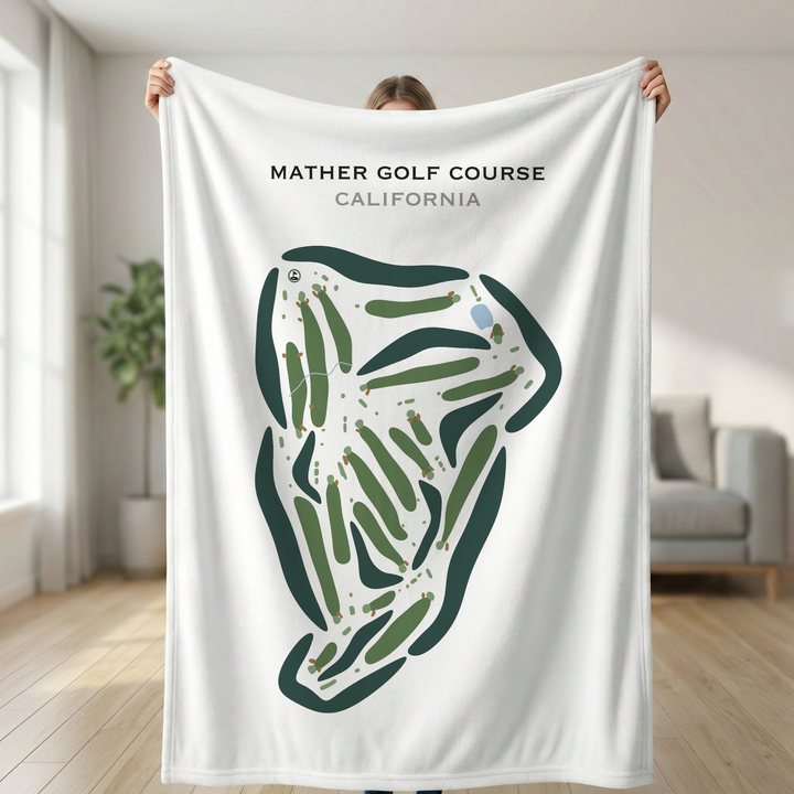 Mather Golf Course, California - Printed Golf Courses