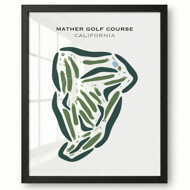 Mather Golf Course, California - Printed Golf Courses