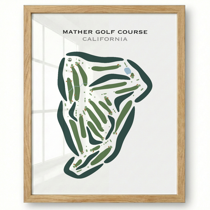 Mather Golf Course, California - Printed Golf Courses