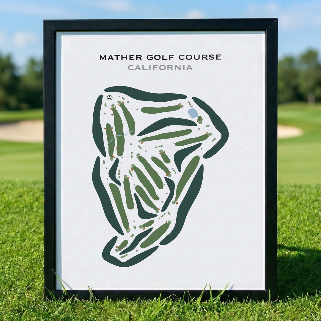 Mather Golf Course, California - Printed Golf Courses