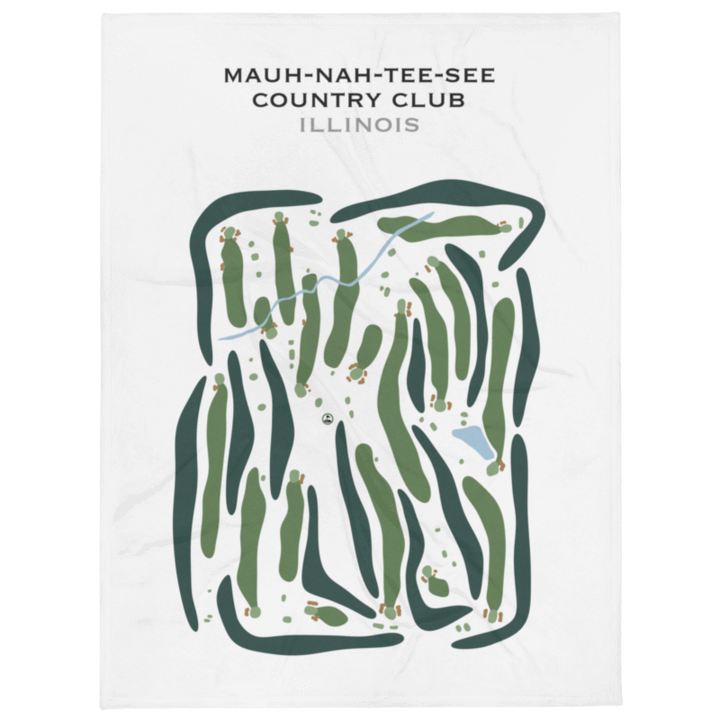 Mauh-Nah-Tee-See Country Club, Illinois - Printed Golf Courses