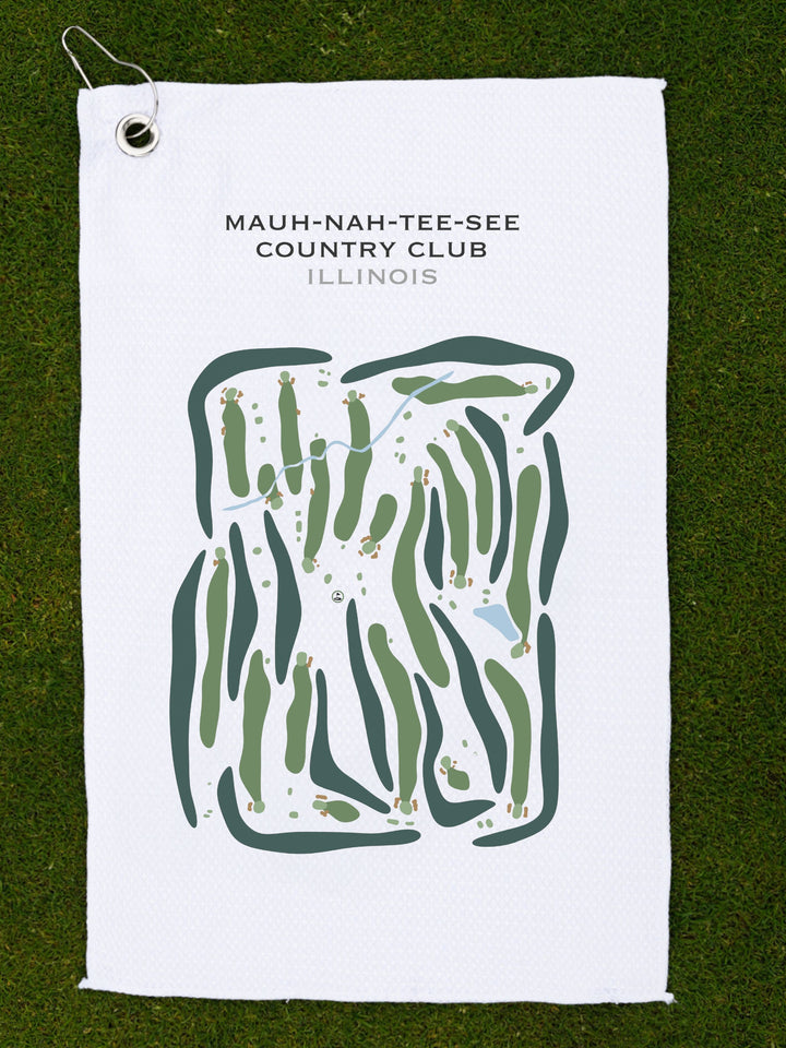 Mauh-Nah-Tee-See Country Club, Illinois - Printed Golf Courses