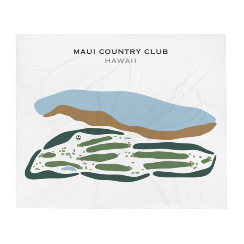 Maui Country Club, Hawaii - Printed Golf Courses