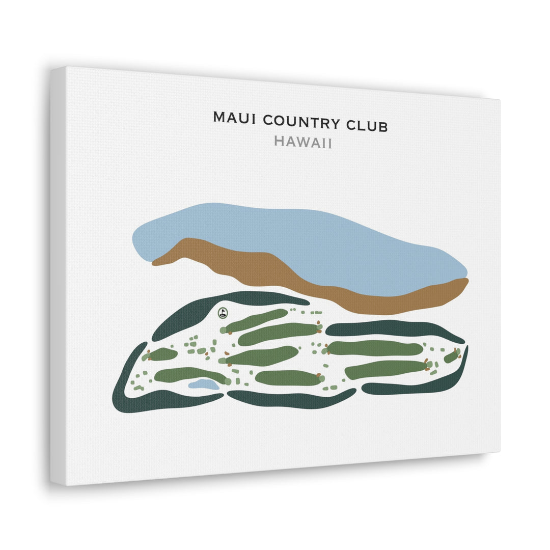 Maui Country Club, Hawaii - Printed Golf Courses