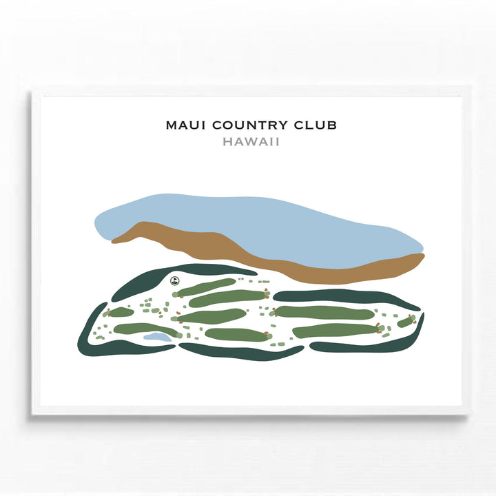 Maui Country Club, Hawaii - Printed Golf Courses