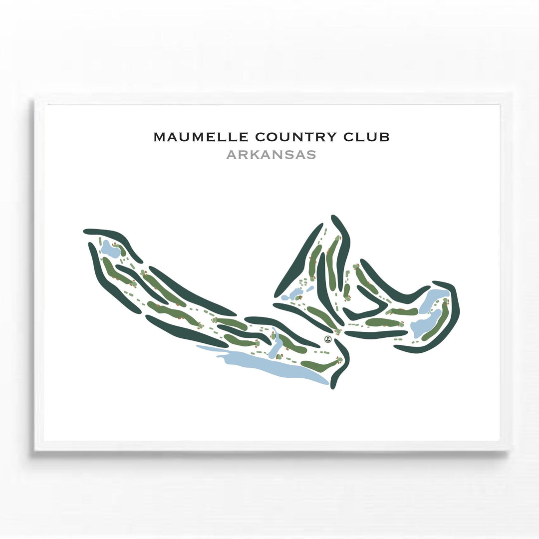 Maumelle Country Club, Arkansas - Printed Golf Course