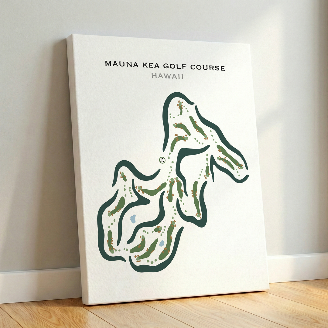 Mauna Kea Golf Course, Hawaii - Printed Golf Courses