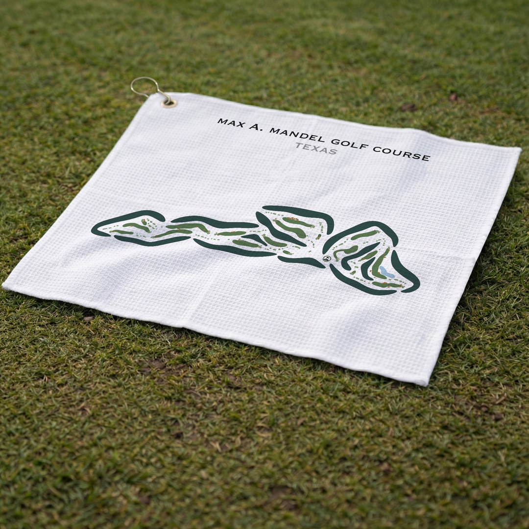 Max A. Mandel Golf Course, Texas - Printed Golf Courses