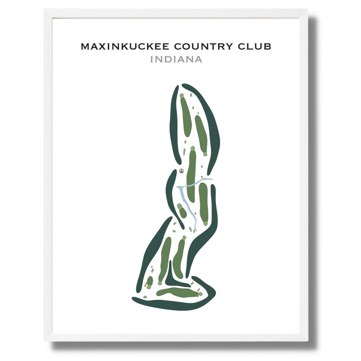 Maxinkuckee Country Club, Indiana - Printed Golf Courses