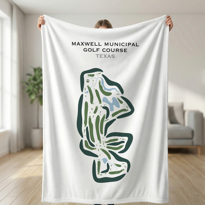 Maxwell Municipal Golf Course, Texas - Printed Golf Courses