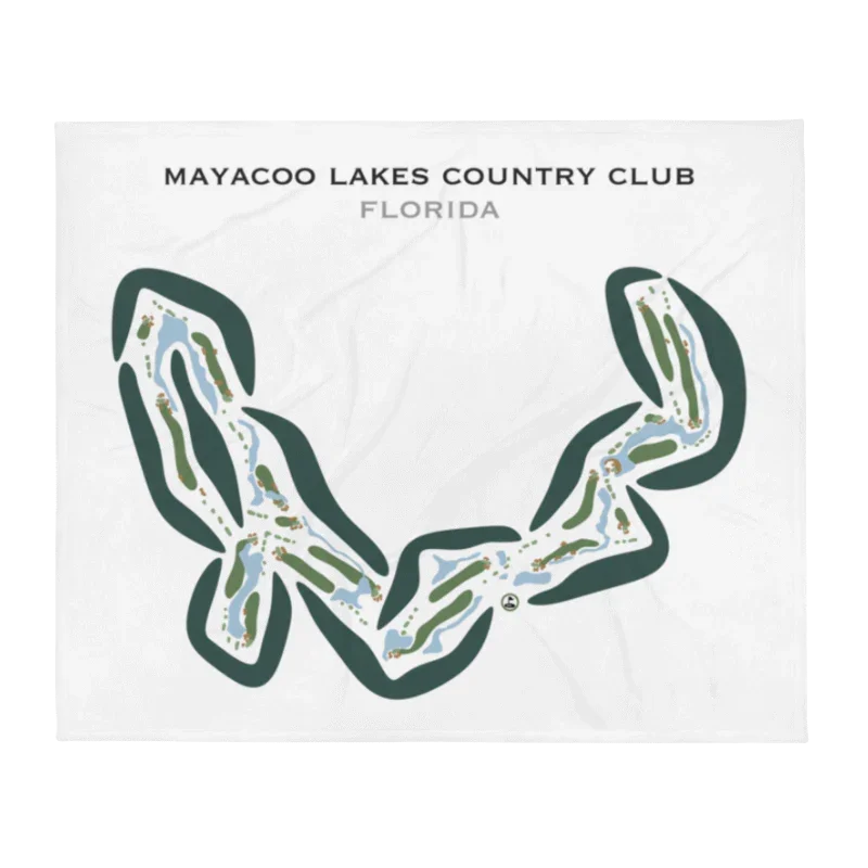 Mayacoo Lakes Country Club, Florida - Printed Golf Courses