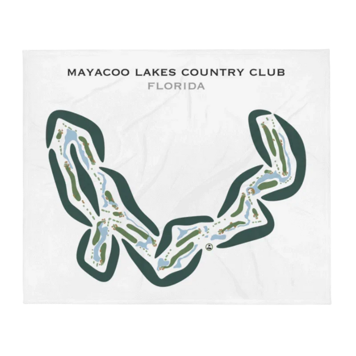 Mayacoo Lakes Country Club, Florida - Printed Golf Courses