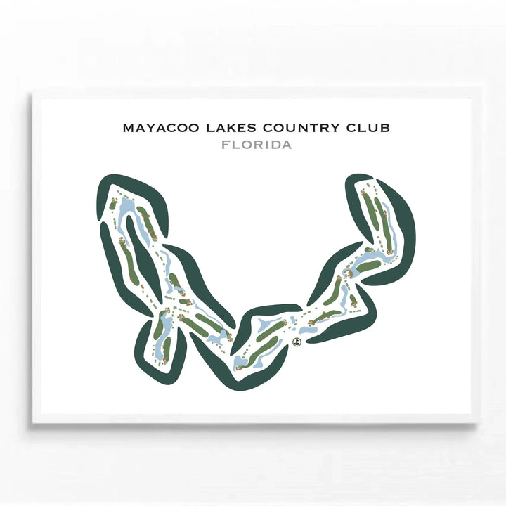 Mayacoo Lakes Country Club, Florida - Printed Golf Courses