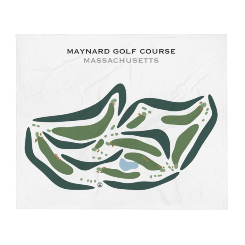 Maynard Golf Course, Massachusetts - Printed Golf Courses