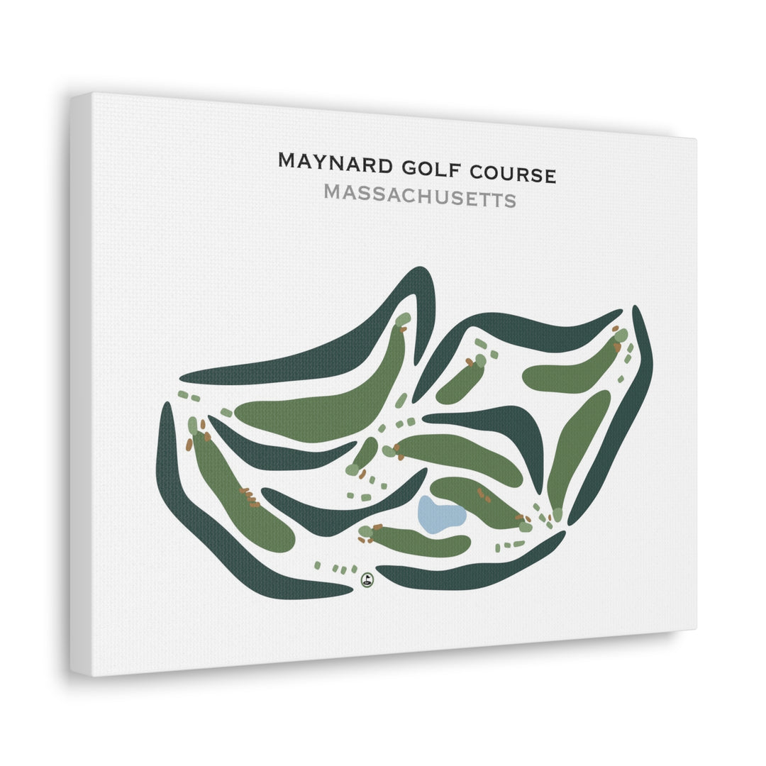 Maynard Golf Course, Massachusetts - Printed Golf Courses