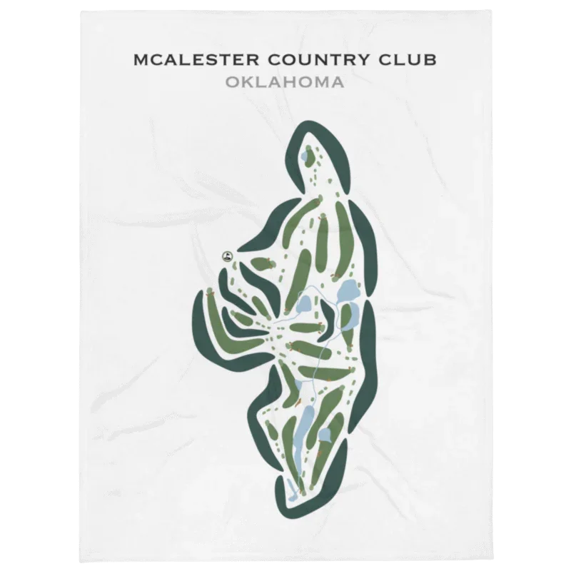 McAlester Country Club, Oklahoma - Printed Golf Courses
